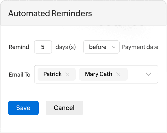 相关列表的上下文信息-Zoho Books进销存系统