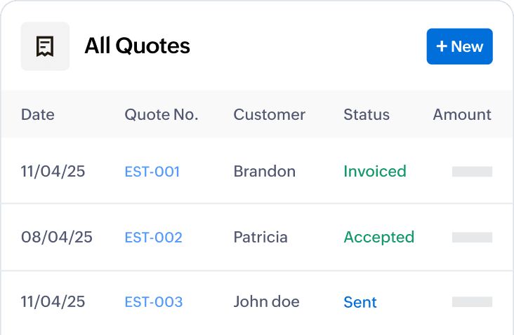 实时追踪与智能跟进报价单-Zoho Books进销存系统