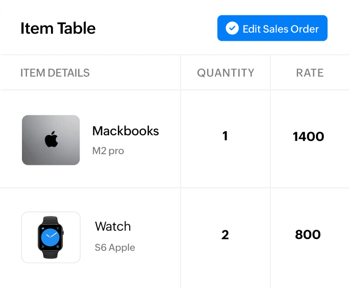 在线销售订单管理系统-Zoho Books进销存