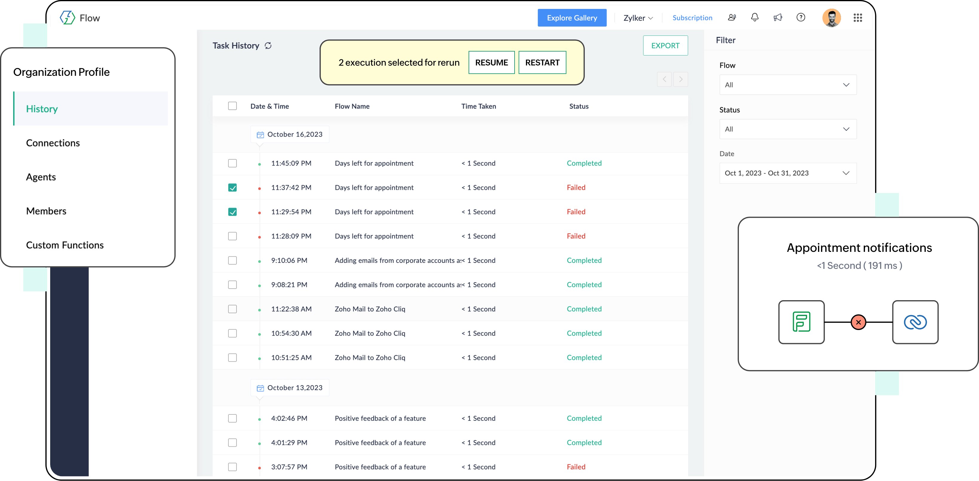手动恢复或重启工作流