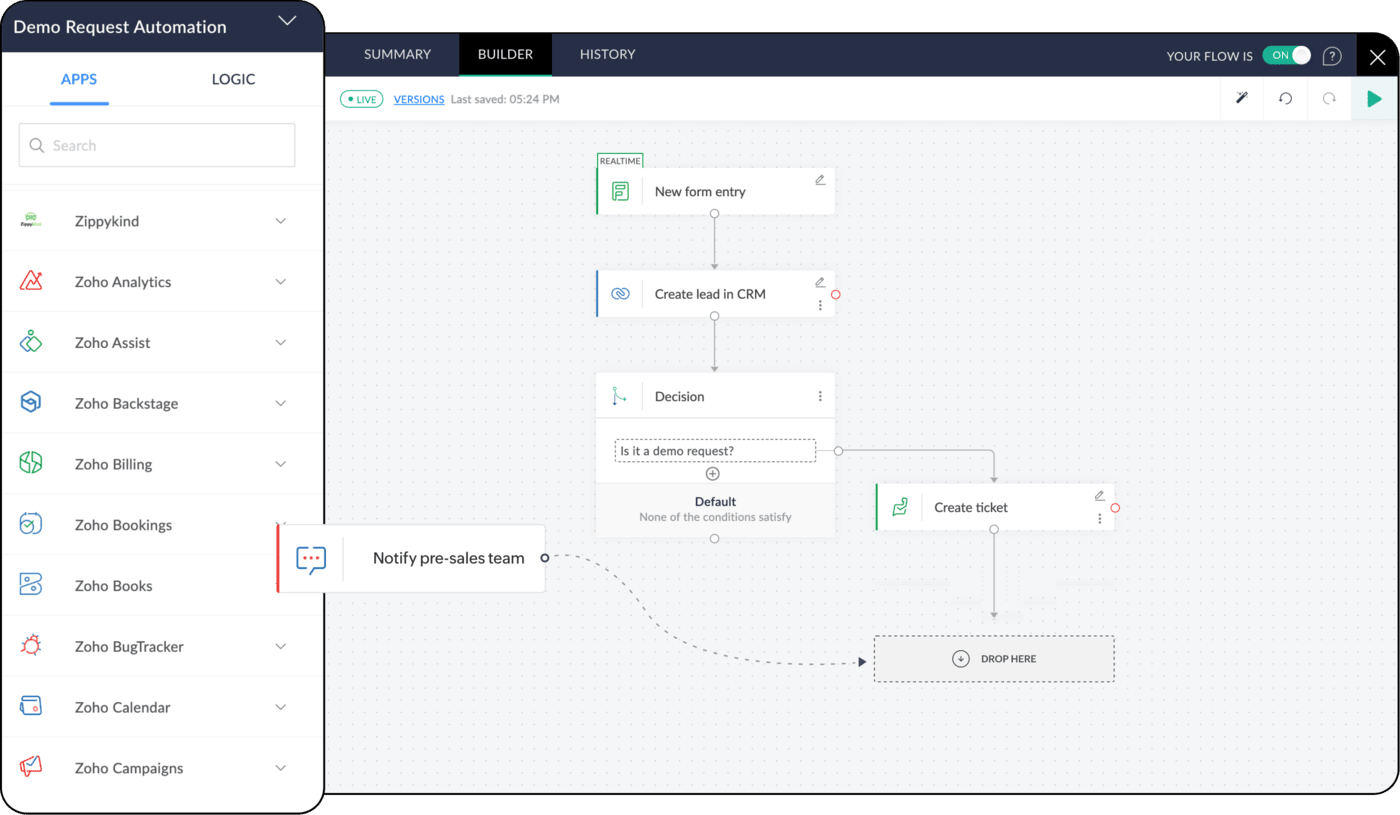 免代码集成创建