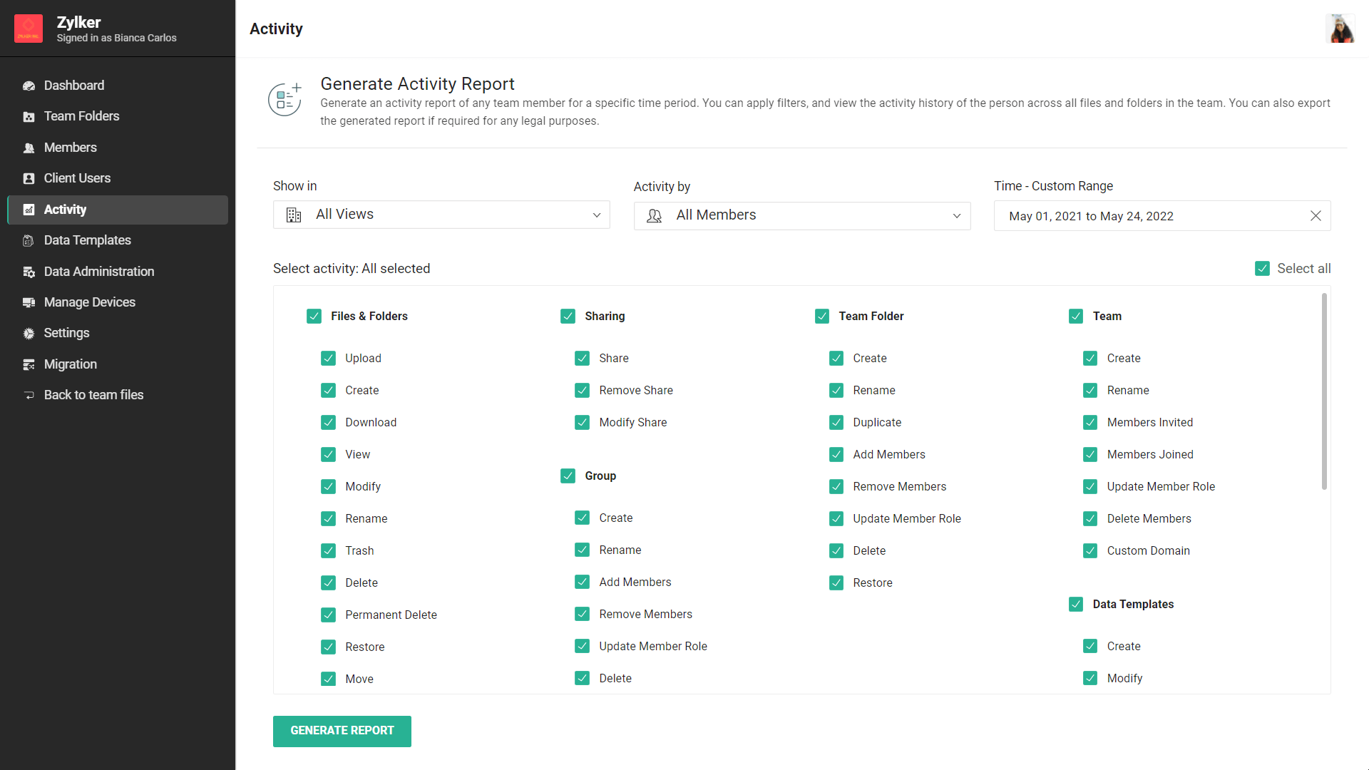 创建审计跟踪记录