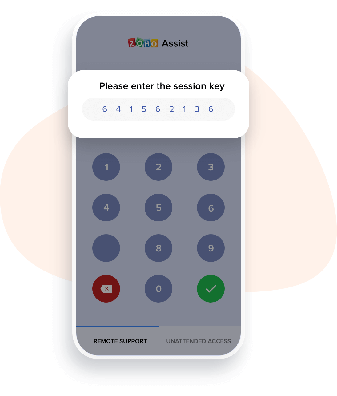 通过 Zoho Assist 从电脑远程控制安卓手机