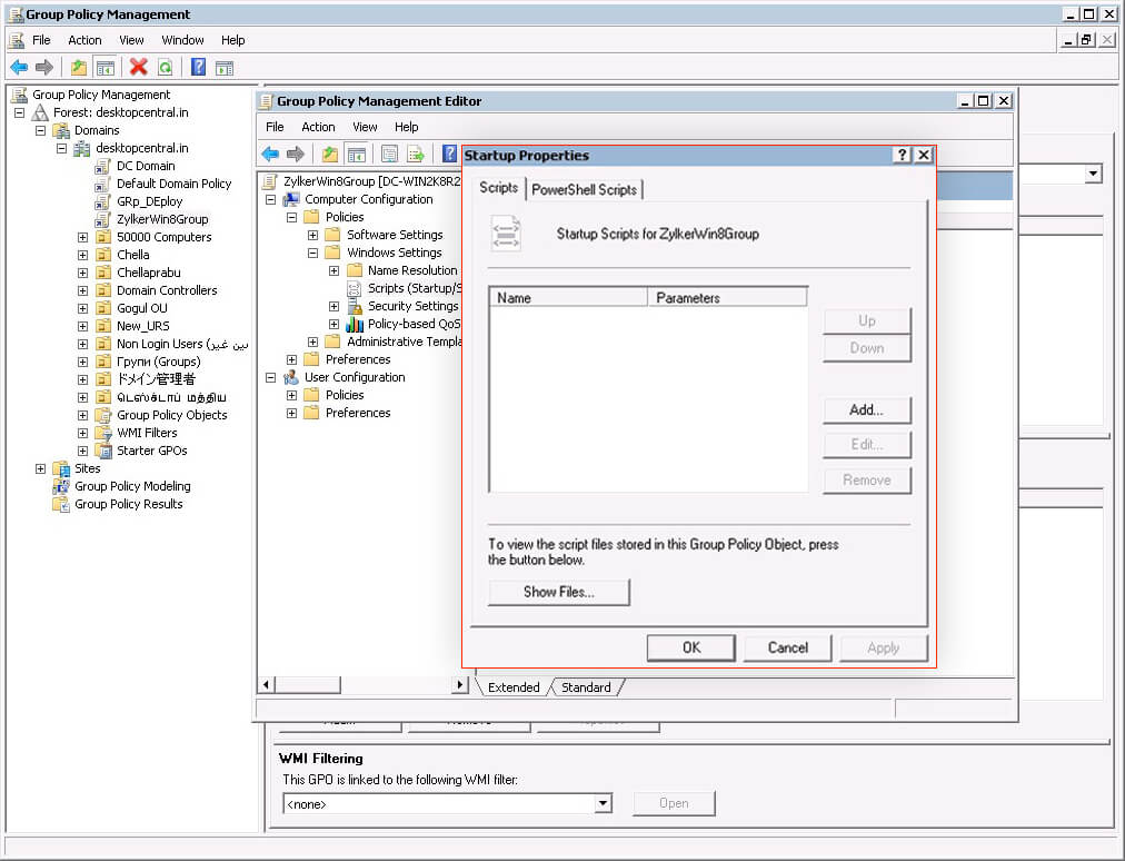 打开启动脚本并选择属性。