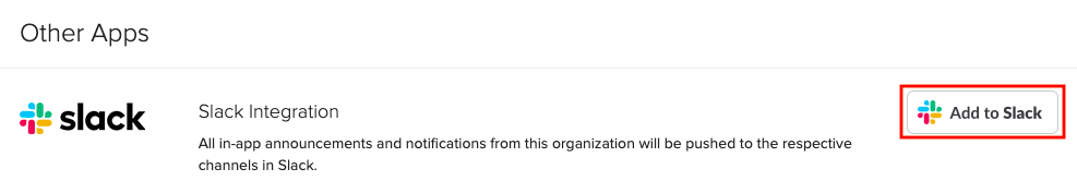 添加到 Slack 按钮