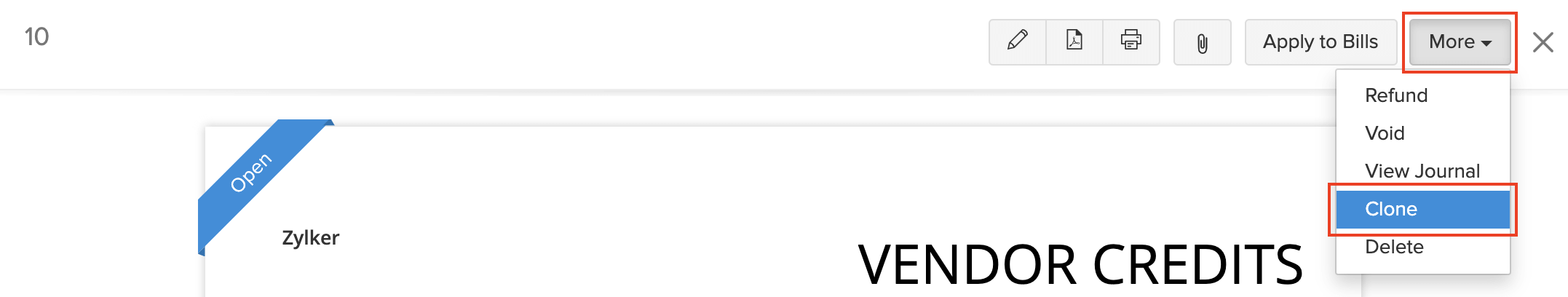 克隆供应商信用