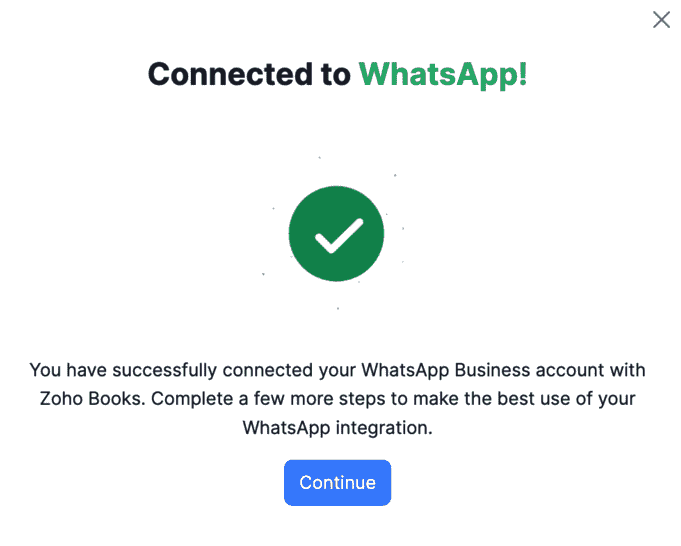 已连接到 WhatsApp