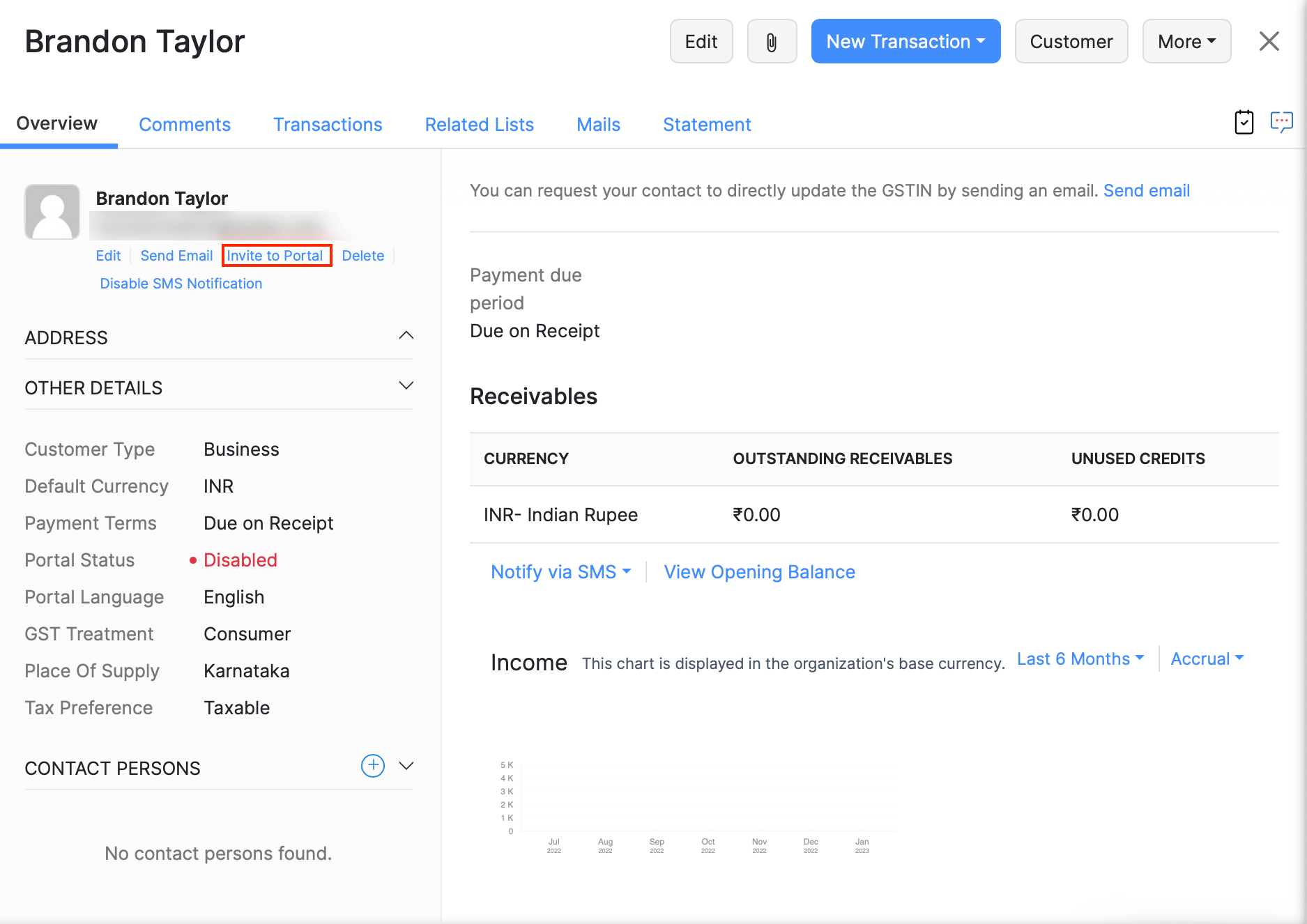 点击邀请到门户