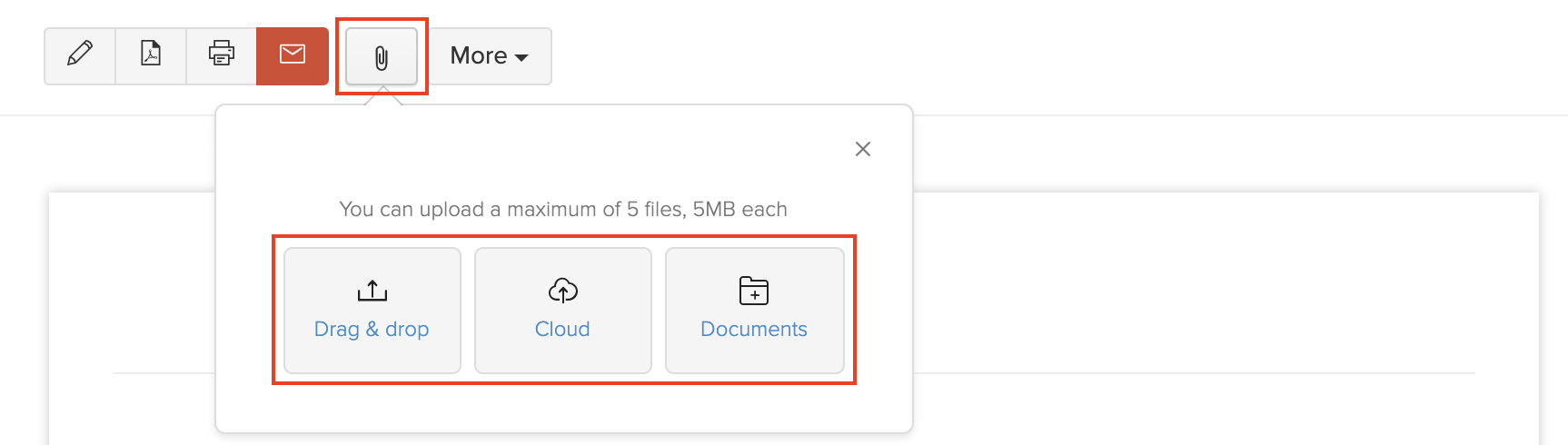 将文件附加到付款