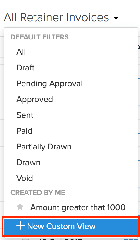新自定义视图保留发票