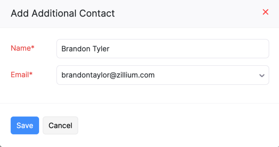 添加新的电子邮件发件人