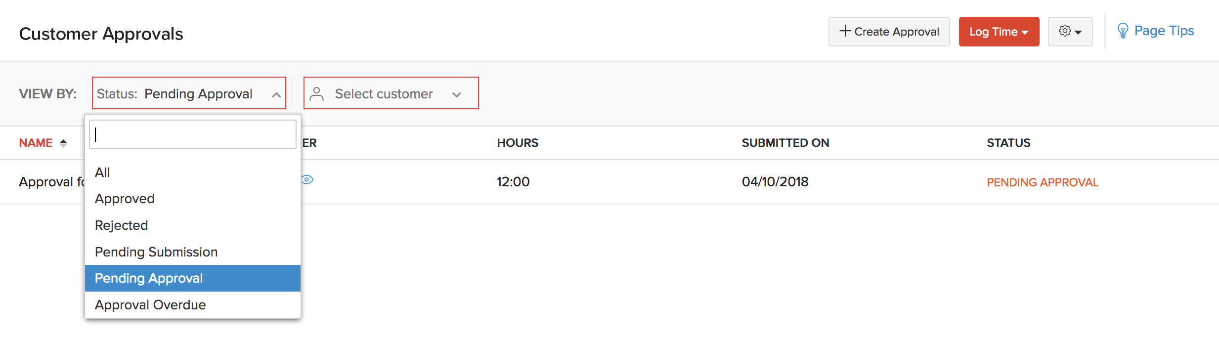 客户审批中的其他操作