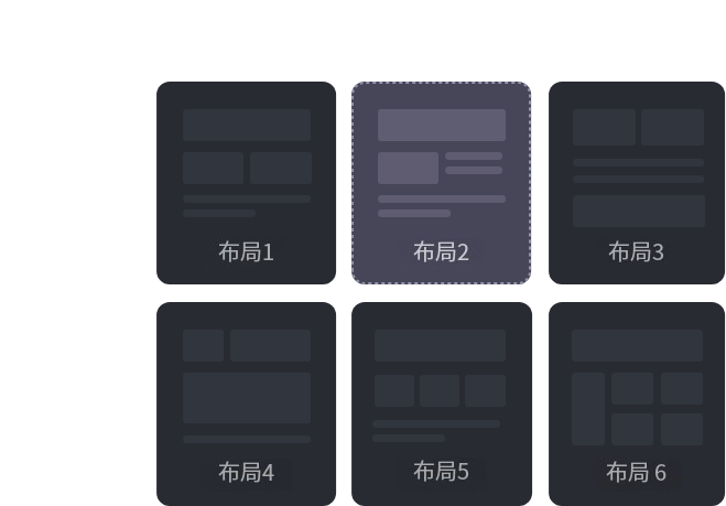 电子邮件模板布局