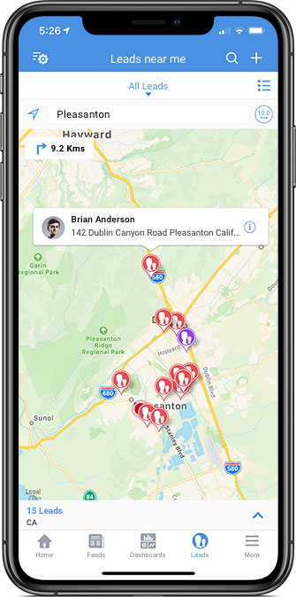 检查最有效的销售路线以导航到您的客户位置
