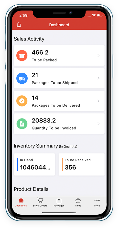 库存管理 - Zoho Inventory