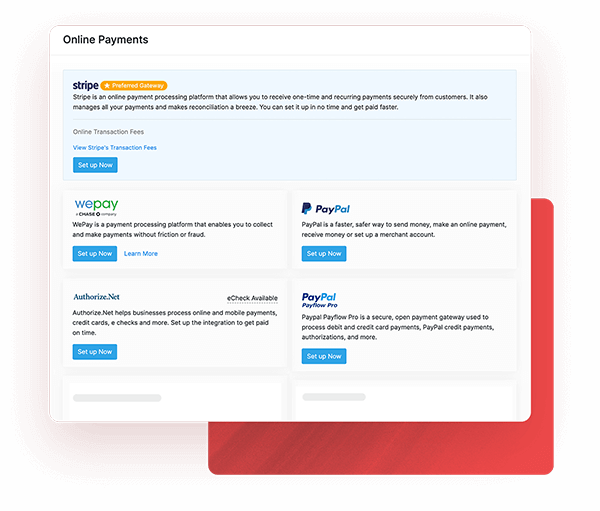 在线支付 | Zoho Inventory