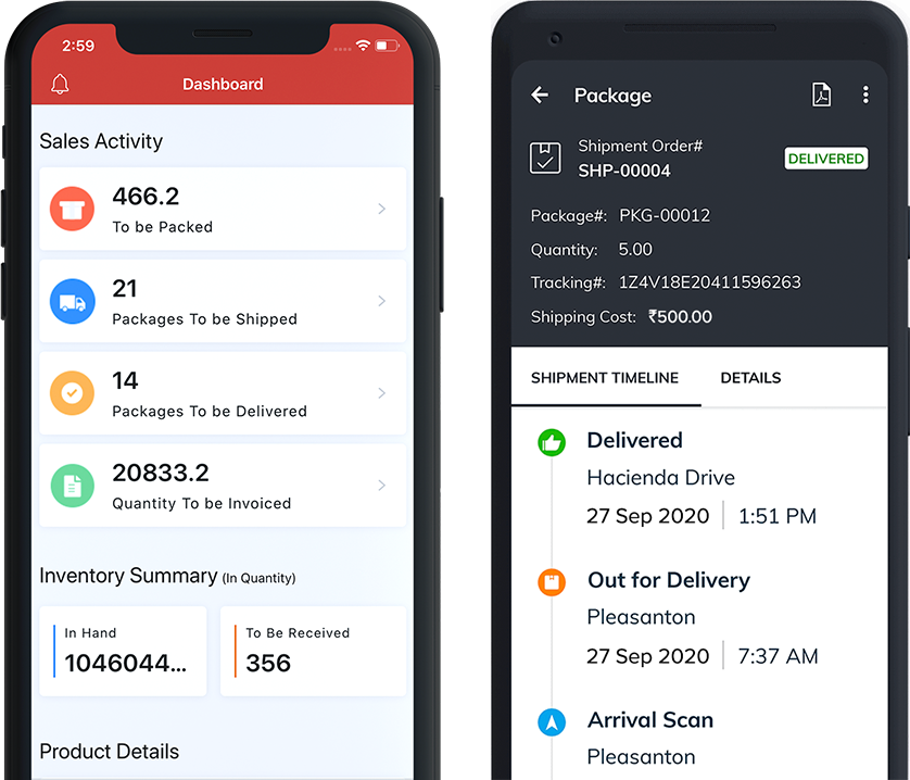 库存管理移动应用 - App Store| Zoho Inventory