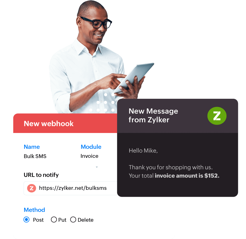 Webhook - Zoho Inventory