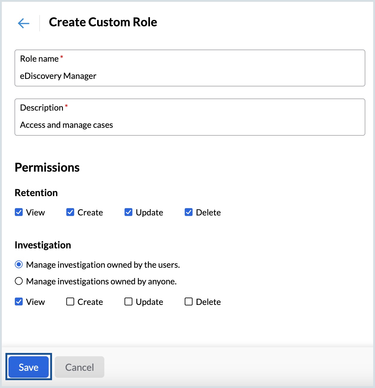 创建自定义角色