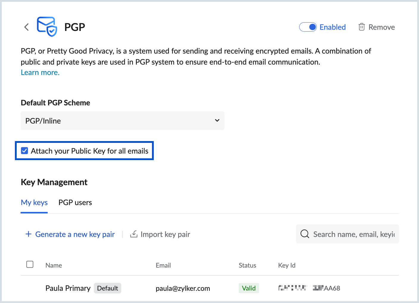 附加公钥 附加公钥