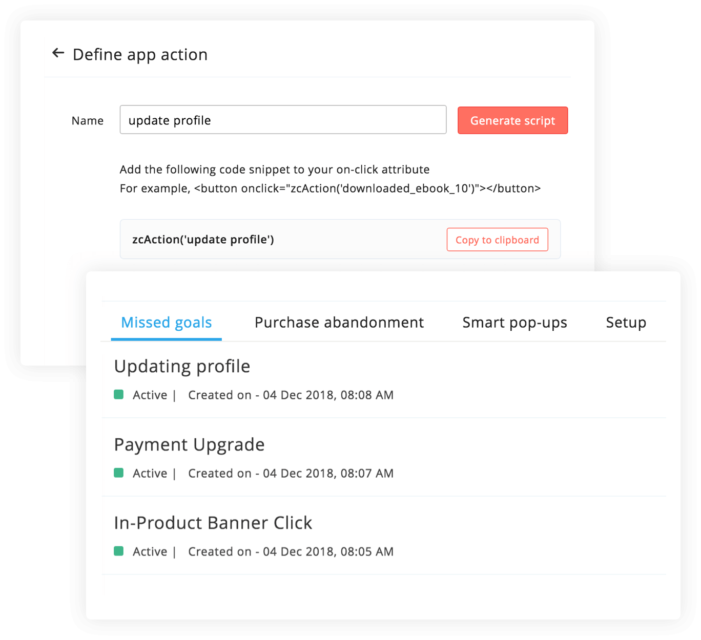 Web 应用行为报告