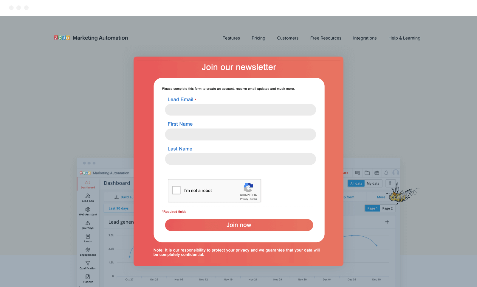 将访客转化为潜在客户
