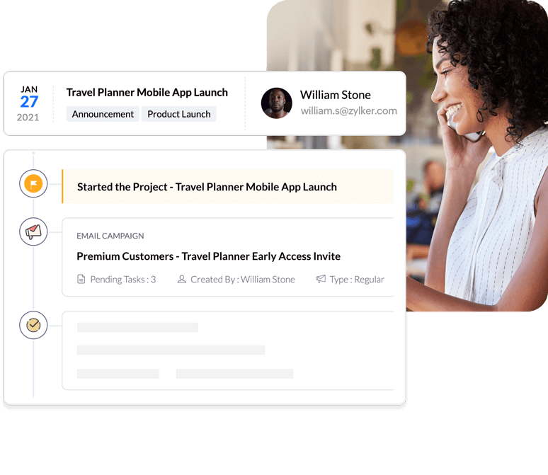 全面管理营销活动，清楚了解活动的进展情况