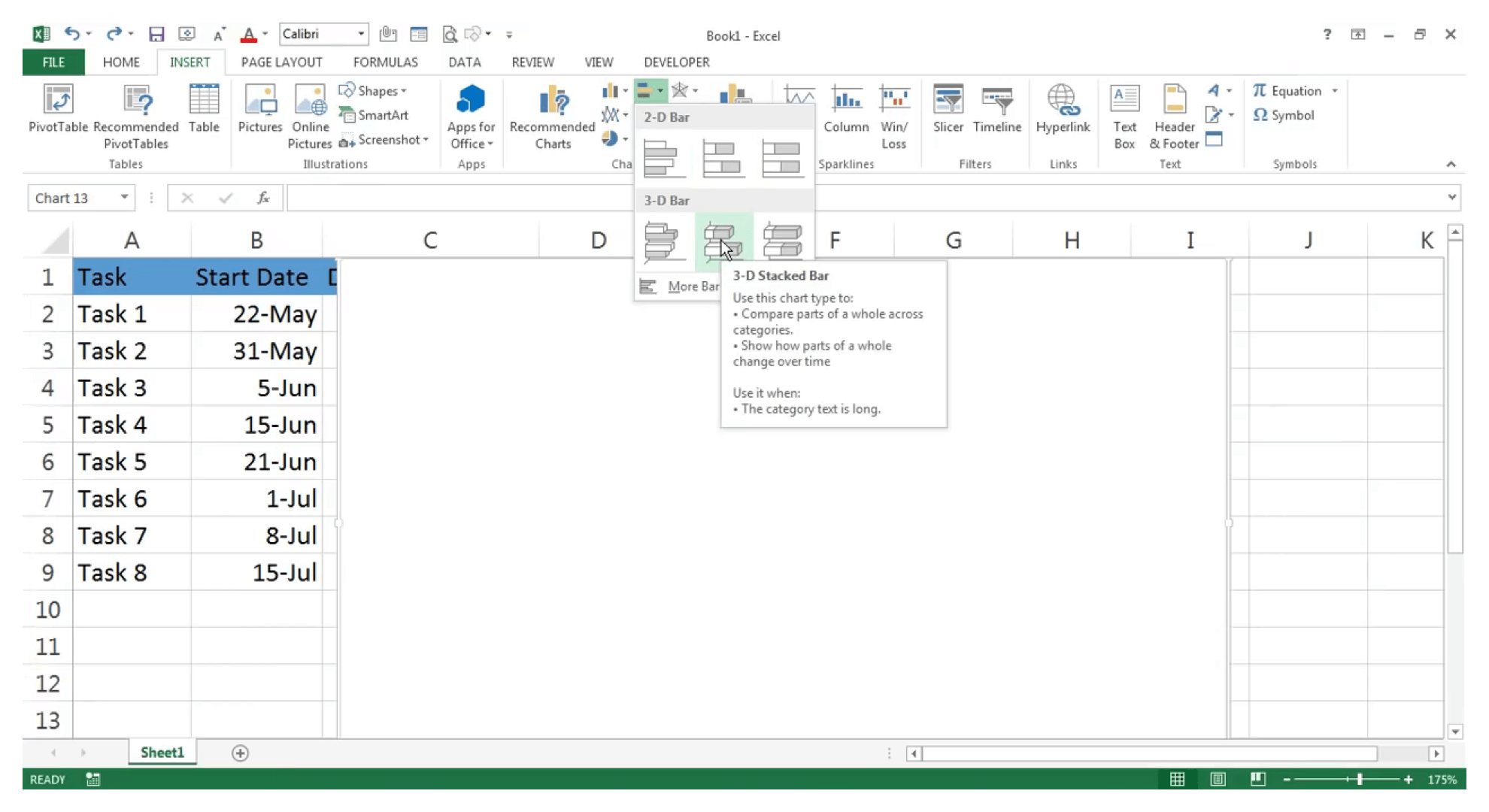 如何在 Excel 中制作甘特图