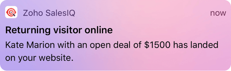 Visitor Notifications