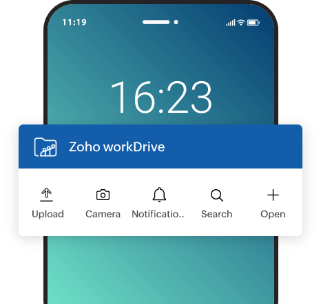 使用小组件节省时间