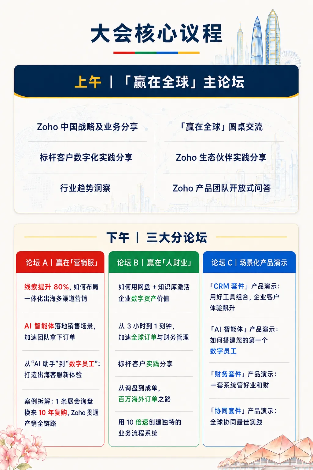 赢在全球，深圳相聚｜2026 Zoholics • 深圳站报名开启！