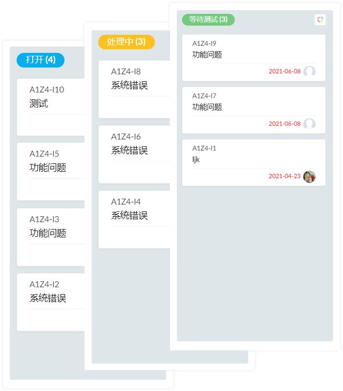项目管理工具看板功能