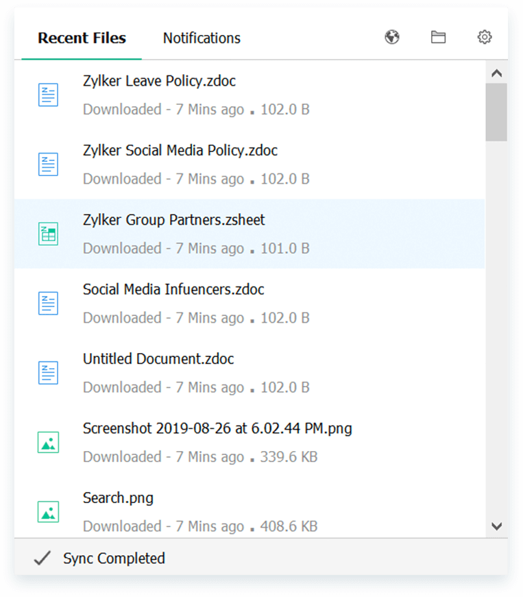 最近访问的文件